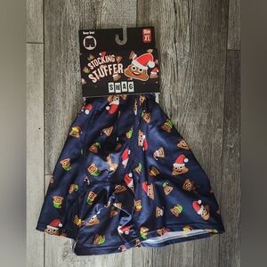 SWAG Men's Festive Navy Boxer Briefs